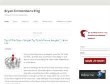 Tablet Screenshot of bryanzimmermansblog.com